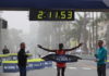 Elisha Barno and Hellen Jepkurgat of Kenya both Win at the 2017 LA Marathon Elisha Barno - Winner of the 2017 LA Marathon Men's Division