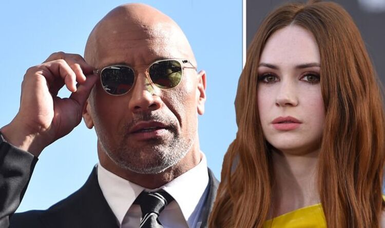 Karen Gillan left 'bruises' on Jumanji actors after 'relentless ...