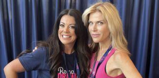 Actors, fans, and podcasters dazzle at RomaDrama Live! in West Palm Beach, Florida  Sara Lunsford and Gabrielle Graf Palmer, co-founders of RomaDrama Live!