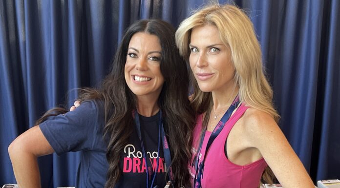 Actors, fans, and podcasters dazzle at RomaDrama Live! in West Palm Beach, Florida Sara Lunsford and Gabrielle Graf Palmer, co-founders of RomaDrama Live!