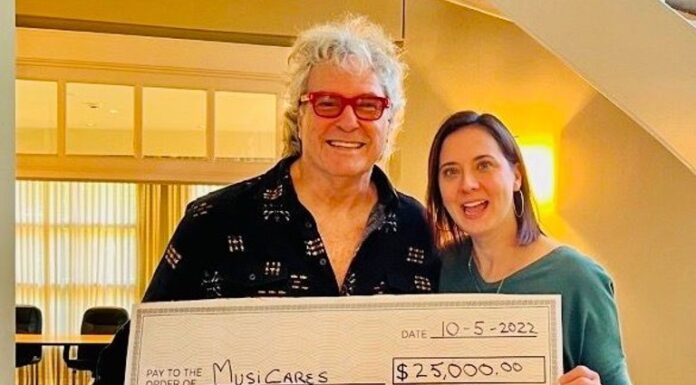 Southern rock group The Outlaws raise funds for MusiCares Henry Paul and Alicia Warwick