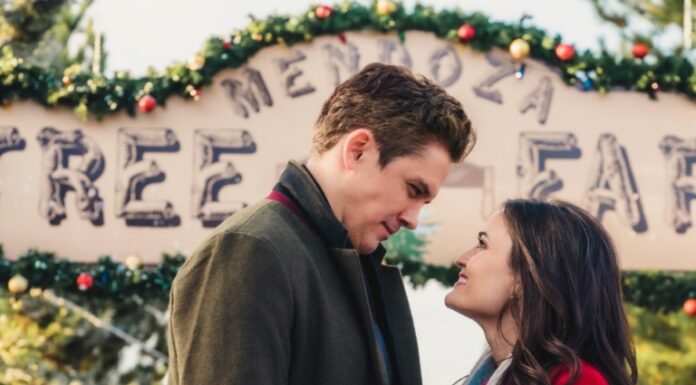 Danica McKellar talks about her new holiday film ‘Christmas at the Drive-In’ Neal Bledsoe and Danica McKellar