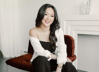 Content Creator and CEO Vanessa Lau’s Number One Tip for Getting a Seat at the Table Vanessa Lau sitting and smiling