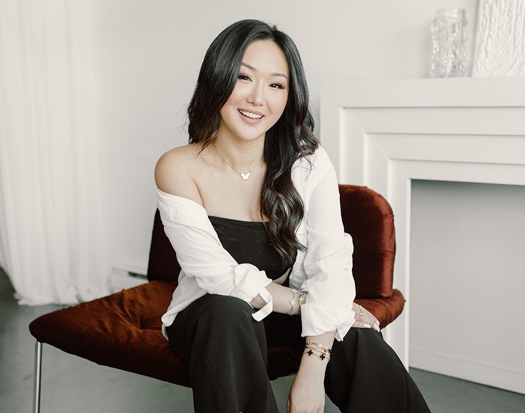 Vanessa Lau sitting and smiling