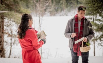 Review: ‘The Christmas Retreat’ is a neat new film on UPtv Rhiannon Fish and Clayton James in 'The Christmas Retreat'