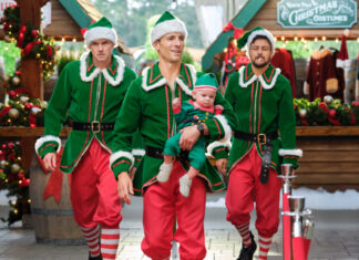 Op-Ed: ‘Three Wise Men and a Baby’ is the best Hallmark Christmas movie of 2022 Paul Campbell, Andrew Walker and Tyler Hynes in 'Three Wise Men and a Baby'