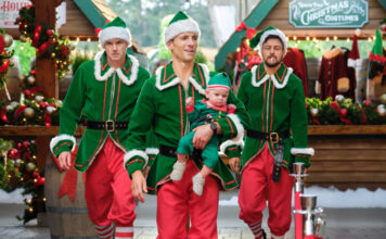 Op-Ed: ‘Three Wise Men and a Baby’ is the best Hallmark Christmas movie of 2022 Paul Campbell, Andrew Walker and Tyler Hynes in 'Three Wise Men and a Baby'