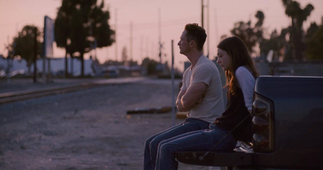Jonathan Tucker and Lily McInerny in 'Palm Trees and Power Lines'