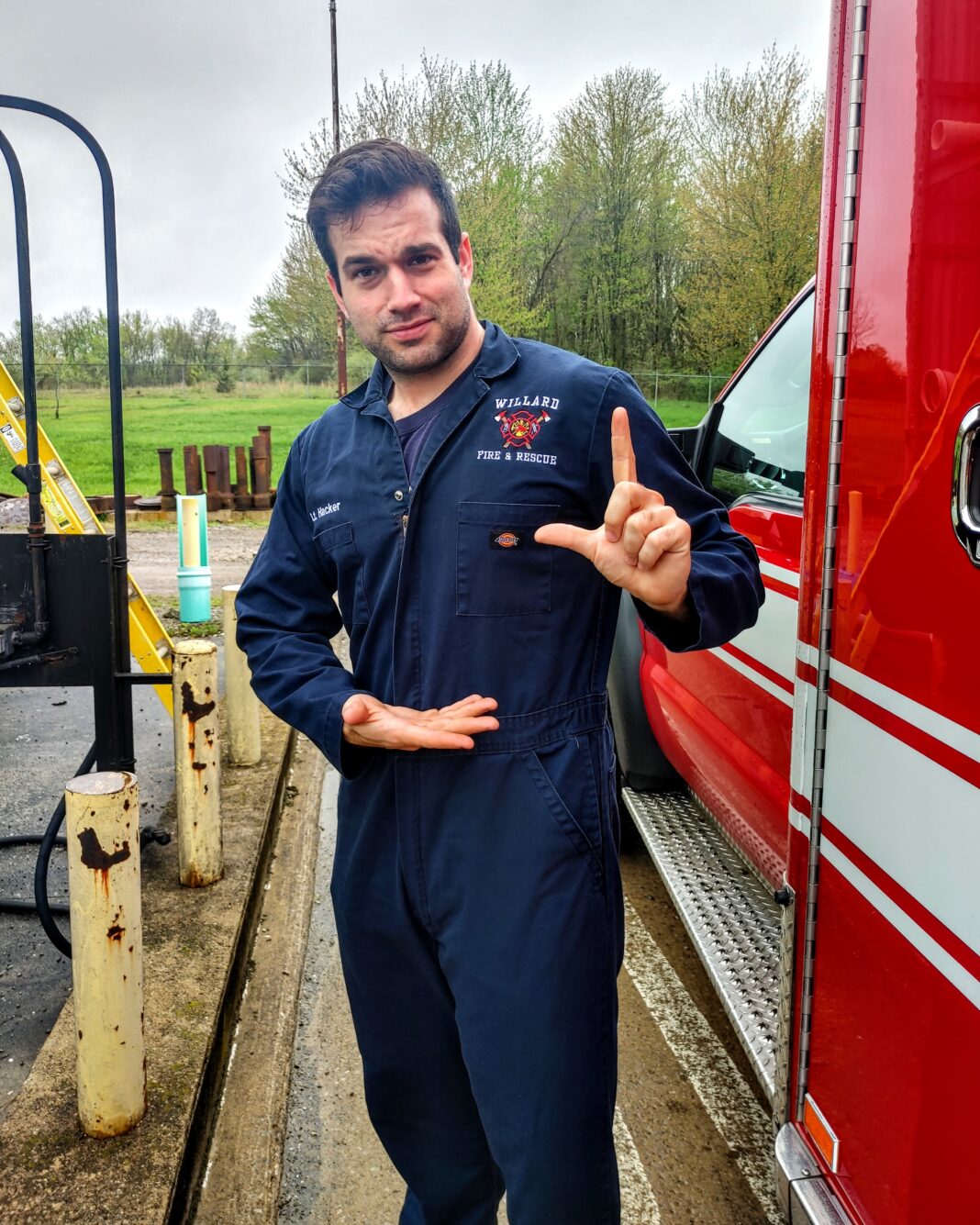 Ohio firefighter Jacob Hacker