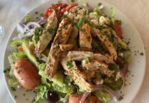 Review: The Great Greek Restaurant is a gem in Sherman Oaks, California The Blue Mediterranean Salad at The Great Greek