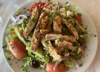 Review: The Great Greek Restaurant is a gem in Sherman Oaks, California The Blue Mediterranean Salad at The Great Greek
