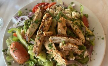 Review: The Great Greek Restaurant is a gem in Sherman Oaks, California The Blue Mediterranean Salad at The Great Greek
