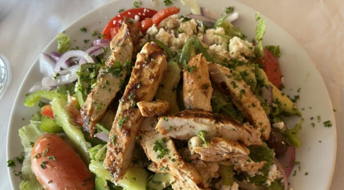Review: The Great Greek Restaurant is a gem in Sherman Oaks, California The Blue Mediterranean Salad at The Great Greek
