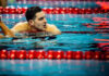 Jack Alexy wins the silver medal in the 100 meter freestyle at the 2023 World Championships American swimmer Jack Alexy