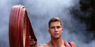 Australian Firefighters release 2024 Calendar, to support many charities American firefighter Caden Troy in the 2024 Australian Firefighters Calendar