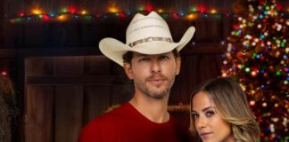 Op-Ed: ‘A Cowboy Christmas Romance’ is one of the best Lifetime holiday movies of 2023 Adam Senn and Jana Kramer in 'A Cowboy Christmas Romance'