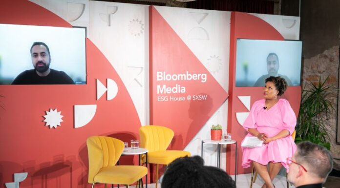 A New Narrative: Kal Penn Joins Bloomberg Green at SXSW 2023, Showcases Horrors of ‘Greenwashing’ Bloomberg Green ESG House with Kal Penn at SXSW 2023 in Austin, Texas