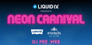 LIQUID I.V. PRESENTS NEON CARNIVAL IN ASSOCIATION WITH PATRÓN EL ALTO AND THE LEVI’S® BRAND