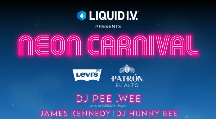 LIQUID I.V. PRESENTS NEON CARNIVAL IN ASSOCIATION WITH PATRÓN EL ALTO AND THE LEVI’S® BRAND