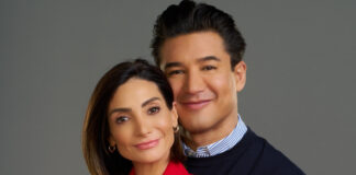 Mario Lopez and Courtney Lopez give us a glimpse into their new Great American Family movie Mario and Courtney Lopez