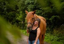 Catching up with Chrissie Gialisis on horseback riding and mental health Chrissie Gialisis and her horse Bali