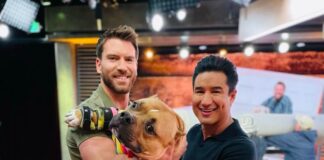 Review: Jesse Kove of ‘Cobra Kai’ and his dog Bubba are featured on ‘Access Hollywood’ Jesse Kove, Bubba and Mario Lopez