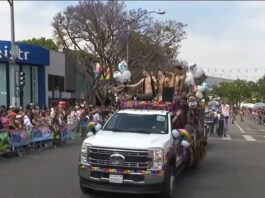 Mister Universe Organization is spotlighted in the 2024 WeHo Pride Parade Mister Universe Organization float at the 2024 WeHo Pride Parade