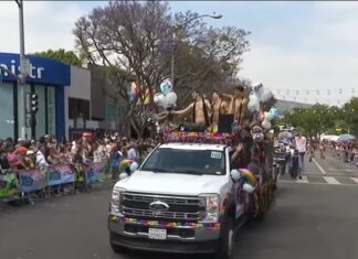Mister Universe Organization is spotlighted in the 2024 WeHo Pride Parade Mister Universe Organization float at the 2024 WeHo Pride Parade