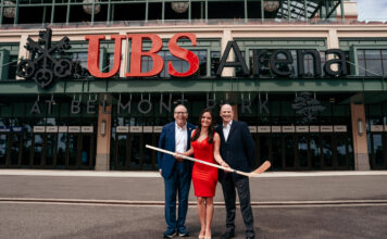 Great American Family to host its inaugural Christmas Festival at UBS Arena in New York Jon Ledecky, Co-Owner, NHL's New York Islanders, actress and TV star, Danica McKellar, and Bill Abbott, President & CEO, Great American Media