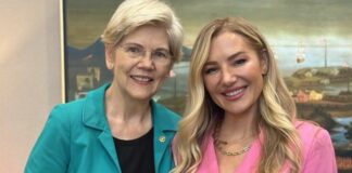 Senator Elizabeth Warren and Hayle Paige Gutman