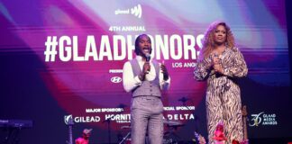GLAAD hosts its fourth annual #GLAADHonors event, recognizing LGBTQ Black & Brown leaders in entertainment, advocacy, and journalism Scott Evans and Shar Jossell attend 2025 #GLAAD Honors at The Fonda Theatre on March 26, 2025 in Los Angeles, California