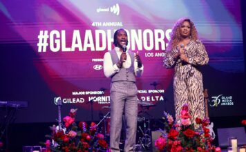 GLAAD hosts its fourth annual #GLAADHonors event, recognizing LGBTQ Black & Brown leaders in entertainment, advocacy, and journalism Scott Evans and Shar Jossell attend 2025 #GLAAD Honors at The Fonda Theatre on March 26, 2025 in Los Angeles, California