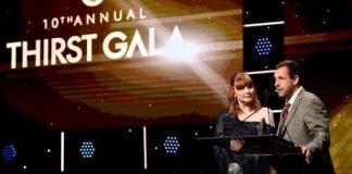 Los Angeles residents and Thirst Project join forces to help combat the global water crisis Adam Sandler and Bryce Dallas Howard