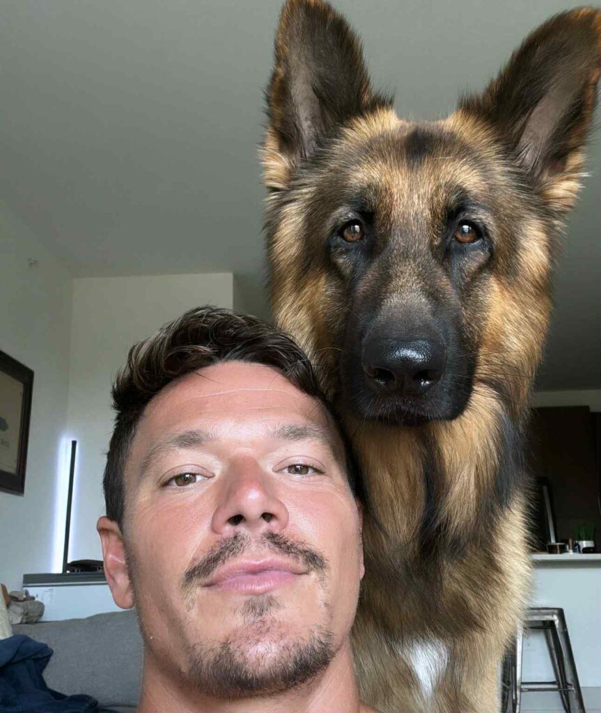 Blake Kelley and Deacon
