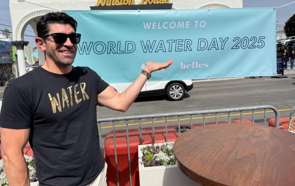 Nick Tocco at a Thirst Project event