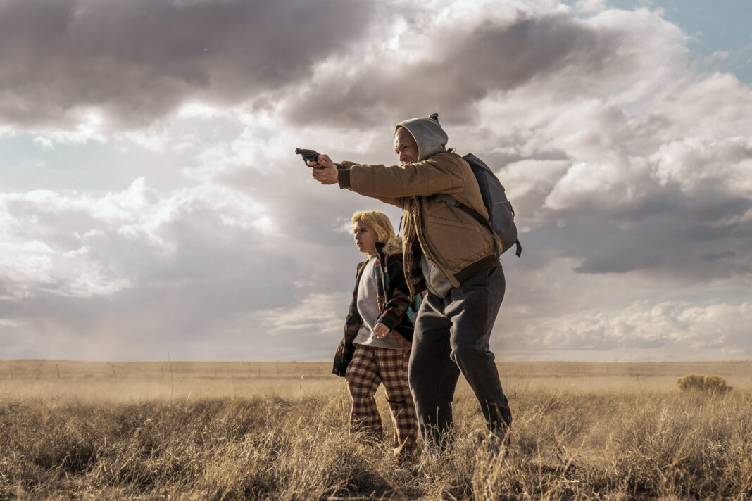 Ana Sophia Heger and Taaron Egerton in 'She Rides Shotgun'