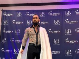 Chatting with Christopher Ash of Florida in the 2025 Mr. America Global competition Christopher Ash of Florida