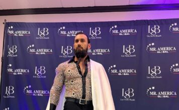 Chatting with Christopher Ash of Florida in the 2025 Mr. America Global competition Christopher Ash of Florida