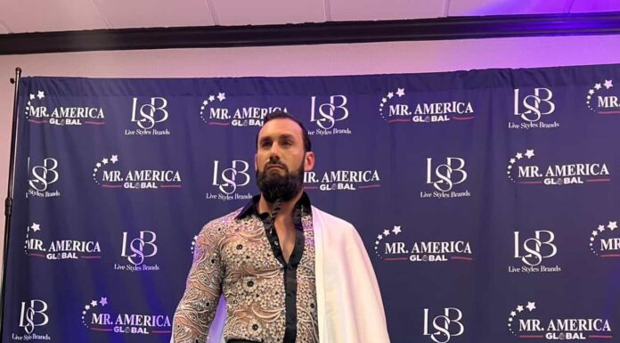 Chatting with Christopher Ash of Florida in the 2025 Mr. America Global competition Christopher Ash of Florida