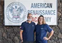 Olympic Coach Peter Andrew launches an Innovative Swim Program at American Renaissance Academy in Hawaii Peter and Tina Andrew