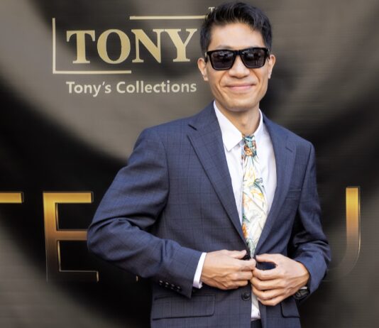 The prime of fashion designer Tony Liu of Tony’s Collections Tony Liu of Tony's Collections