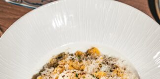 Celebrating ‘National Pasta Day’ at Blu on the Hudson in Weehawken, New Jersey Truffle Cacio e Pepe