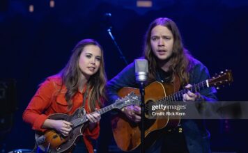 Texas Lightning: Billy Strings Brings Highway Prayers to Austin’s Moody Center Billy Strings and Sierra Hull performing together onstage at the "Austin City Limits Celebrates 50 Years" anniversary taping