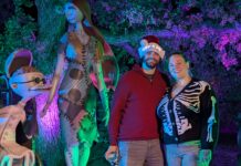 Why Alternative Fan Communities Find Identity in Tim Burton’s Nightmare Before Christmas’s Enduring Dual Holiday Appeal AR Media co-founders Andrew Rossow and Cassie Bilyeu attend Disney Tim Burton's Nightmare Before Christmas Light Trail in Austin, Texas at the LBJ Wildflower Center.