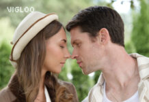 Review: Ryan Larson and Emma Almeida star in ‘The Blind Bride of the Scarred Mafia Boss’ on Vigloo Emma Almeida and Ryan Larson