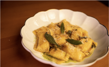 Leslie NYC is one of the best Manhattan restaurants that opened in 2025 Agnolotti at Leslie NYC