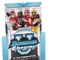 Is ‘Bowman U Chrome’ Worth It? I Opened Two Hobby Boxes to Find Out U Bowman Chrome Hobby Box containing professionally graded sports cards in protective slabs on a white background, representing card condition, rarity, and investment value.