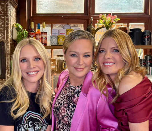 Lauralee Bell celebrates the 53rd anniversary of ‘The Young and The Restless’ with her castmates Lauralee Bell, Sharon Case and Michelle Stafford