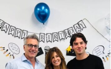 ‘Love Story’ actor Noah Fearnley finally meets Michael Bergin, the real-life person he portrays in hit series Michael Bergin, Joy, and Noah Fearnley