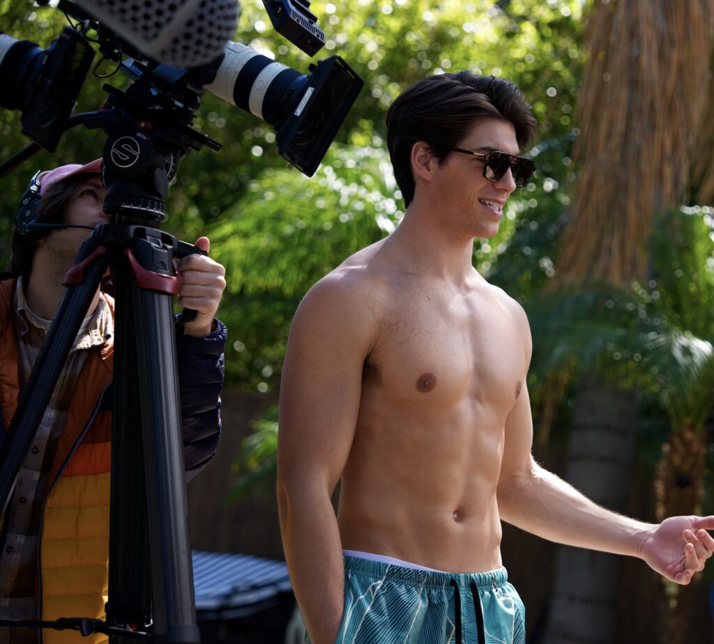 Jake Galluccio behind the scenes